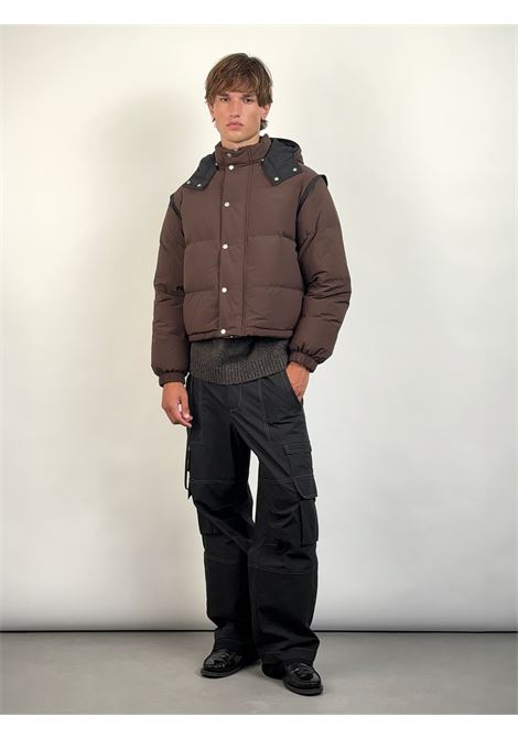 crosby puffer jacket man brown CARRER | CROSBY PUFFER JACKETBROWN